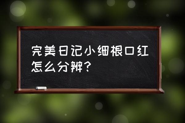 怎样辨别完美日记口红 完美日记小细根口红怎么分辨？