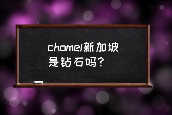 新加坡小众景点排名前十 chomel新加坡是钻石吗？